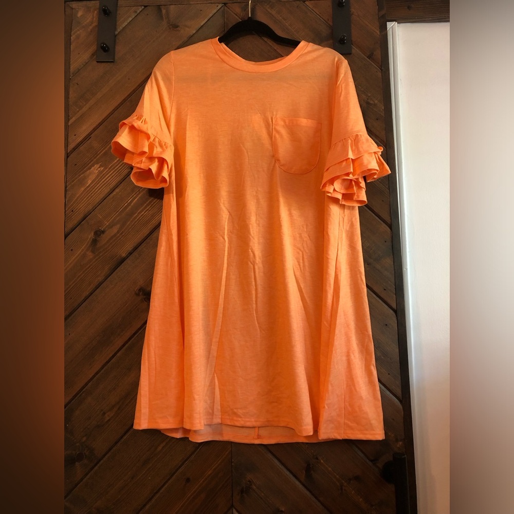 NWT Boutique Mango Orange Very J New In Dress